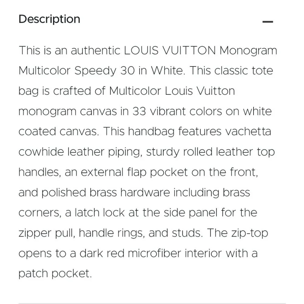Louis Vuitton Multi Color Monogram Speedy 30 White - Picture 14 of 14